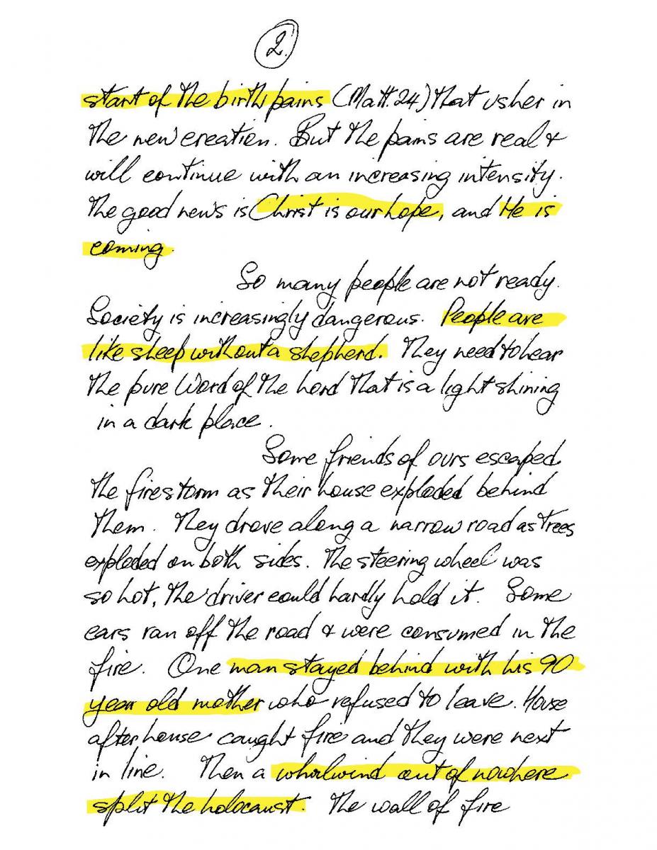 John Carter in the Midst of the California Fire